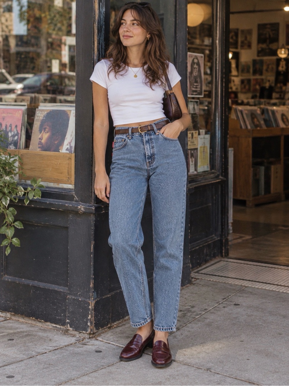 Vintage Bongo High Waisted Acid Wash Denim Jeans